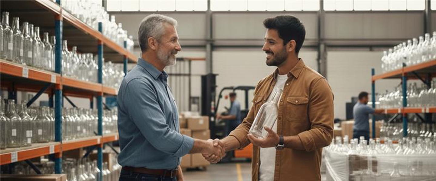 Dos personas se dan la mano en señal de cerrar un trato